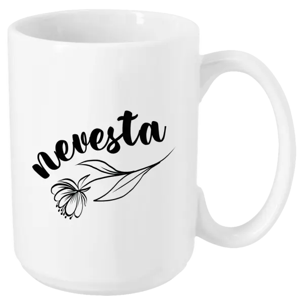 Hrnček Nevesta - kvetinou