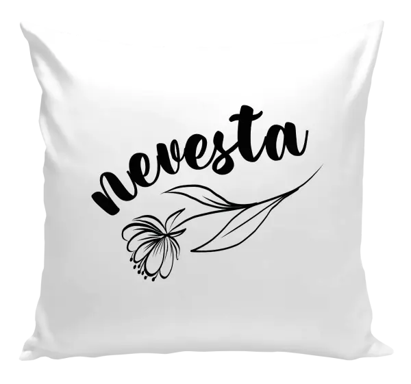 Vankúš Nevesta - kvetinou