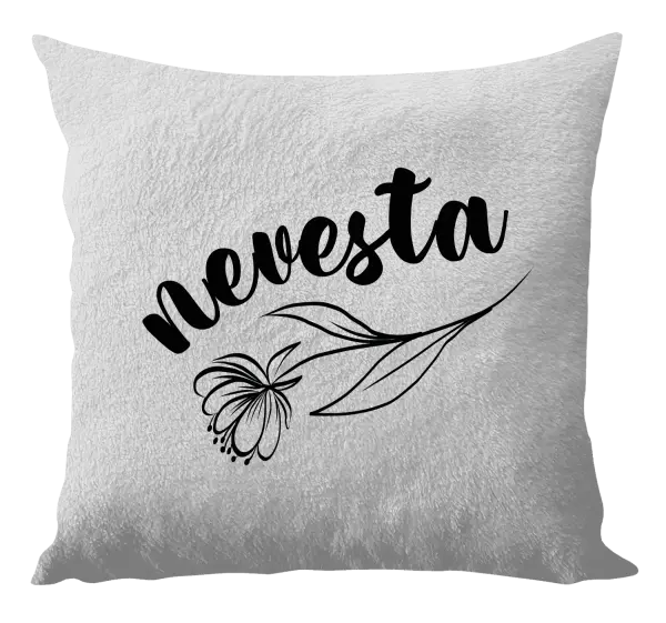 Vankúš Nevesta - kvetinou