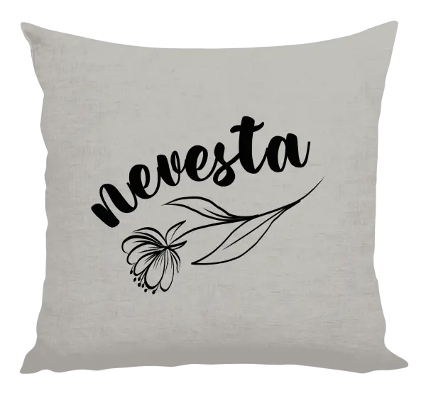 Vankúš Nevesta - kvetinou