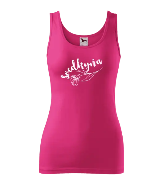 Dámske tielko Svedkyňa - s kvetinou