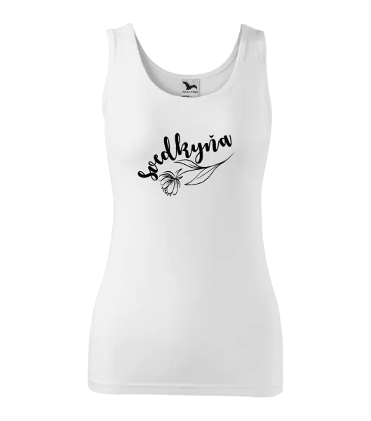 Dámske tielko Svedkyňa - s kvetinou