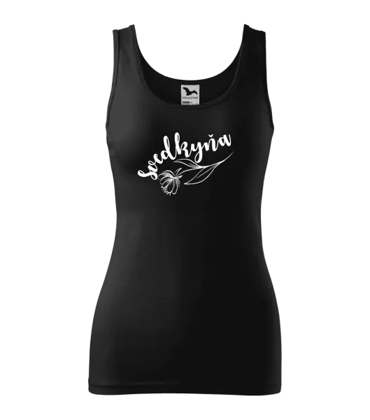 Dámske tielko Svedkyňa - s kvetinou