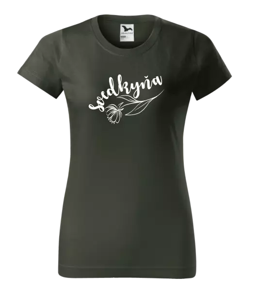 Dámske tričko Svedkyňa - s kvetinou