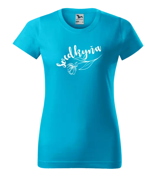 Dámske tričko Svedkyňa - s kvetinou