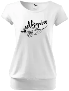 Dámske tričko Svedkyňa - s kvetinou