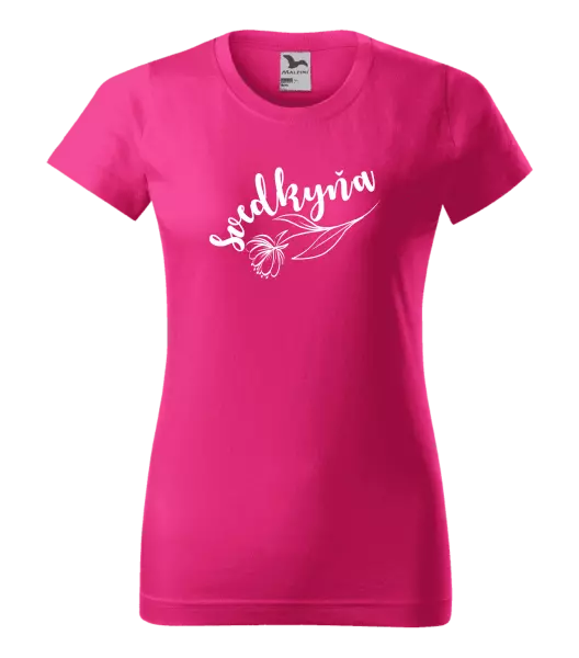 Dámske tričko Svedkyňa - s kvetinou