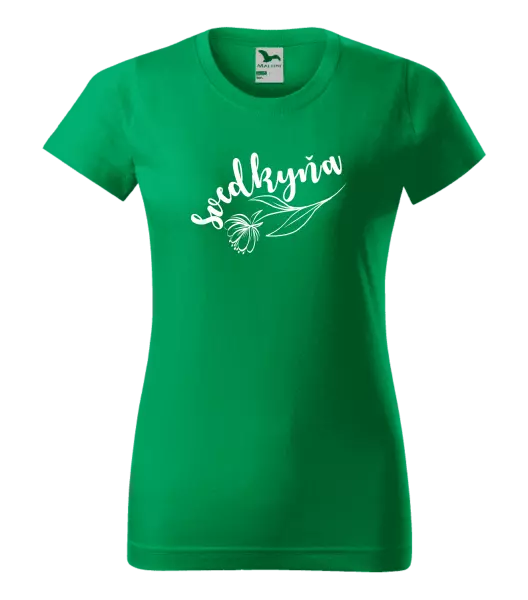 Dámske tričko Svedkyňa - s kvetinou