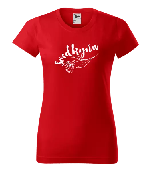 Dámske tričko Svedkyňa - s kvetinou