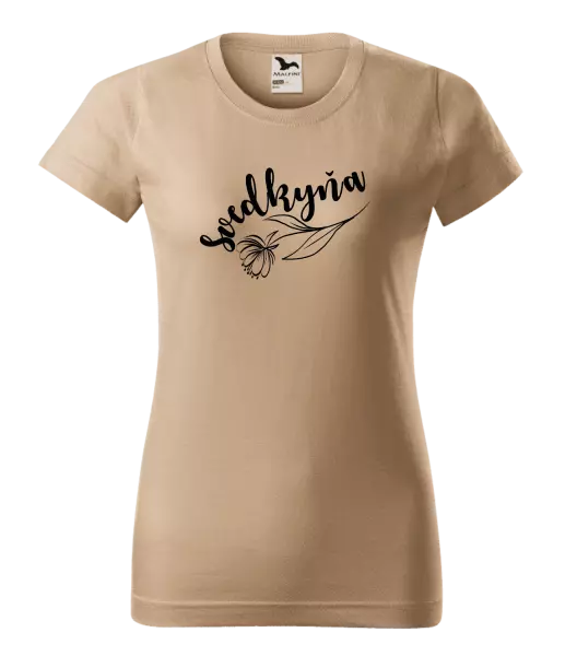 Dámske tričko Svedkyňa - s kvetinou