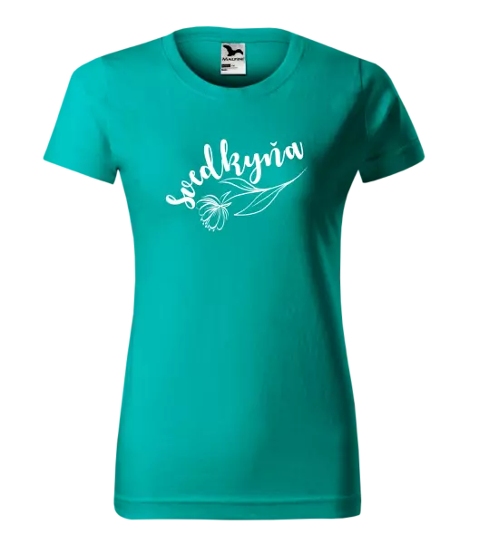 Dámske tričko Svedkyňa - s kvetinou