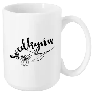 Hrnček Svedkyňa - s kvetinou