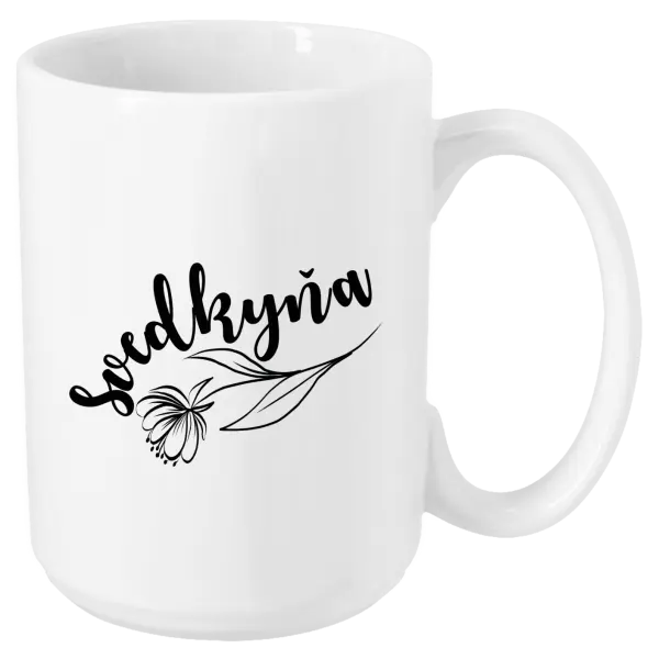 Hrnček Svedkyňa - s kvetinou