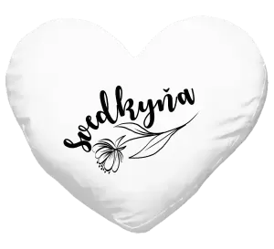 Vankúš Svedkyňa - s kvetinou