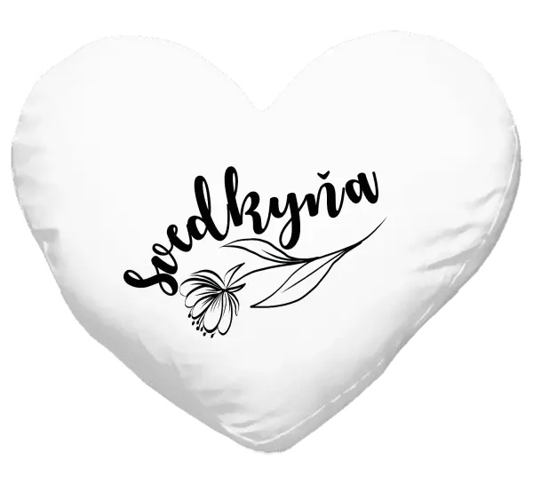 Vankúš Svedkyňa - s kvetinou