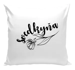 Vankúš Svedkyňa - s kvetinou