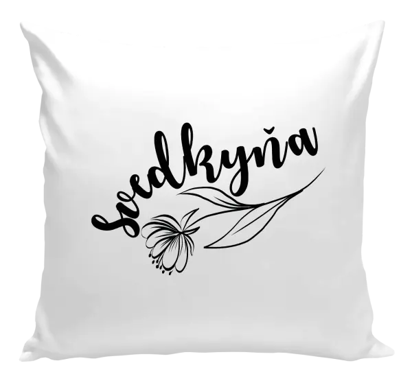 Vankúš Svedkyňa - s kvetinou