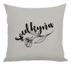Vankúš Svedkyňa - s kvetinou