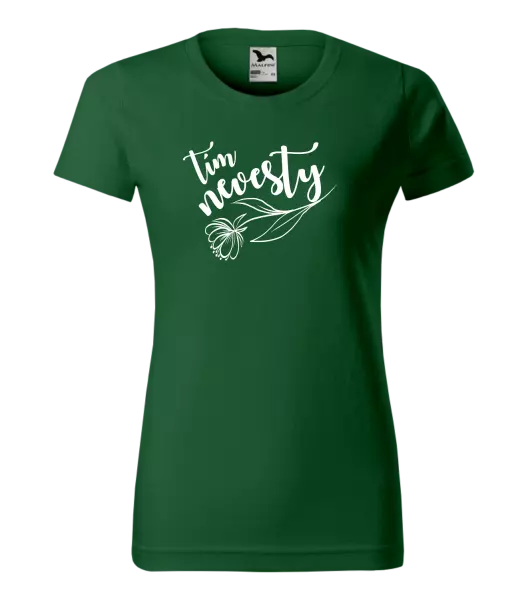 Dámske tričko Tím nevesty - s kvetinou 