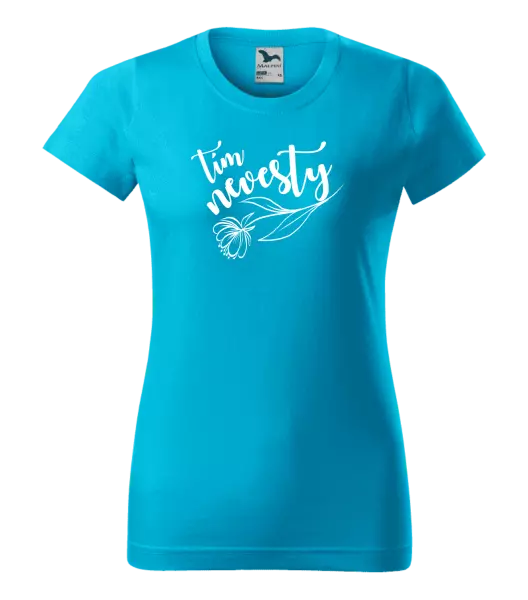 Dámske tričko Tím nevesty - s kvetinou 