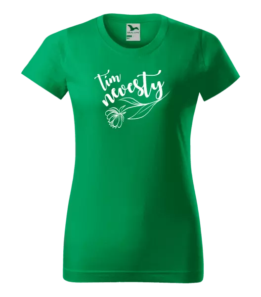 Dámske tričko Tím nevesty - s kvetinou 