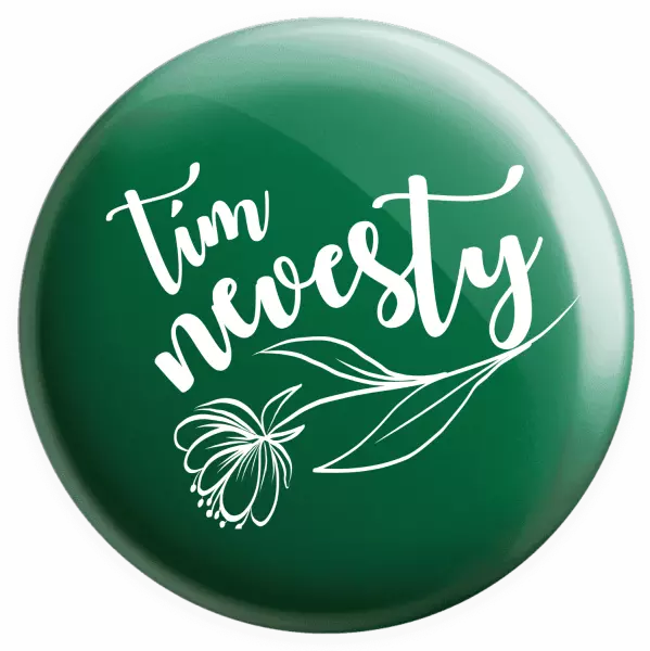 Placka Tím nevesty - s kvetinou 