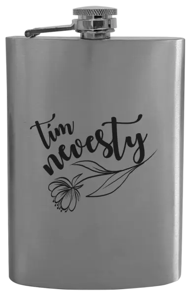 Ploskačka Tím nevesty - s kvetinou 