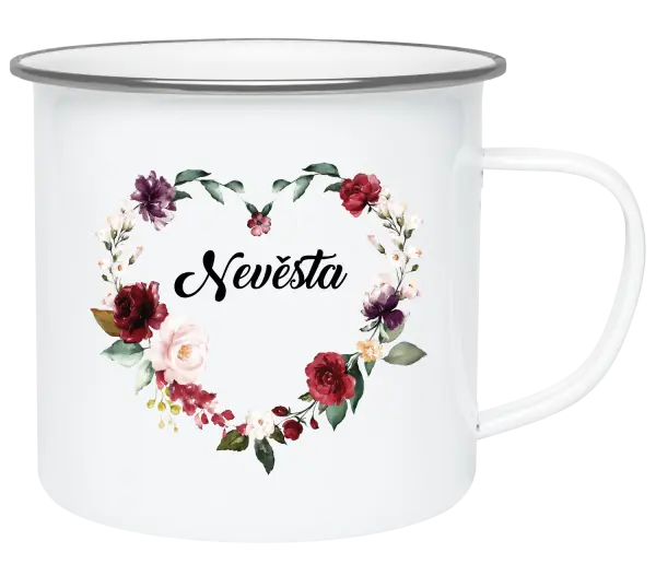 Plecháčik Nevěsta - květinové srdce