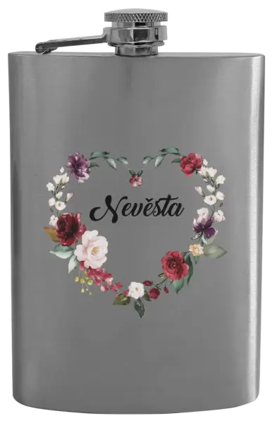 Ploskačka Nevěsta - květinové srdce