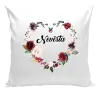 Vankúš Nevěsta - květinové srdce