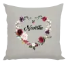 Vankúš Nevěsta - květinové srdce