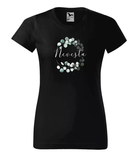 Dámske tričko Nevesta - eukalyptus