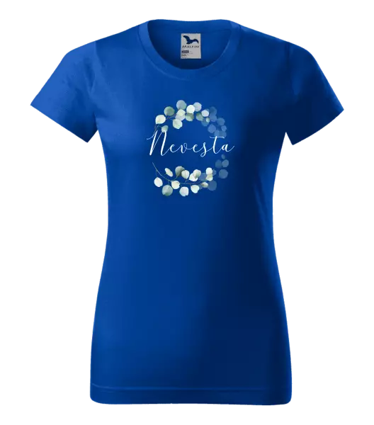 Dámske tričko Nevesta - eukalyptus