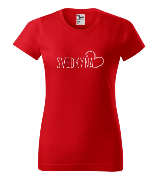 Dámske tričko Svedkyňa - kreslené srdce