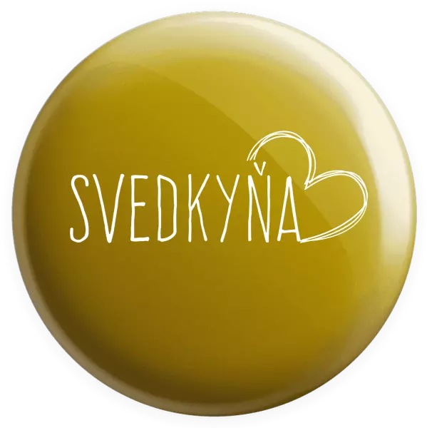 Placka Svedkyňa - kreslené srdce