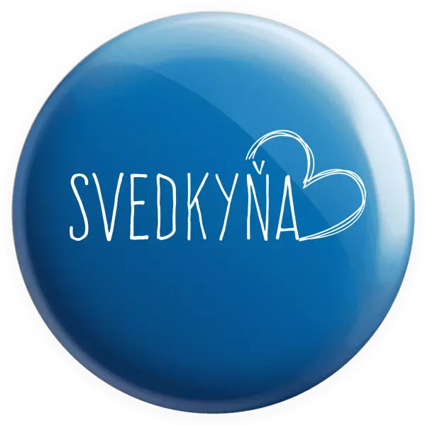 Placka Svedkyňa - kreslené srdce