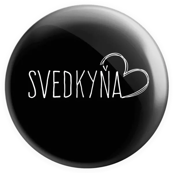Placka Svedkyňa - kreslené srdce