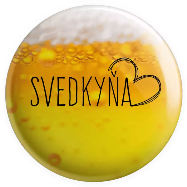 Placka Svedkyňa - kreslené srdce