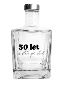 Skleněná láhev Stále při chuti - věk