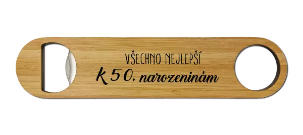 Otvírák Všechno nejlepší - k narozeninám