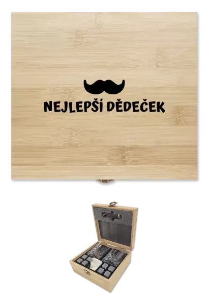 Whisky sada v krabičce Nejlepší dědeček