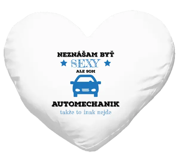 Vankúš Neznášam býť sexy, ale som automechanik