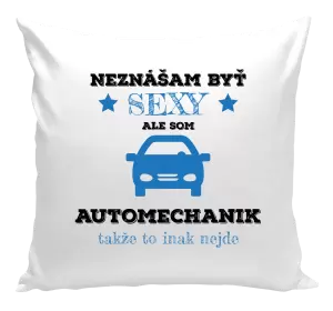 Vankúš Neznášam býť sexy, ale som automechanik