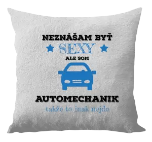 Vankúš Neznášam býť sexy, ale som automechanik