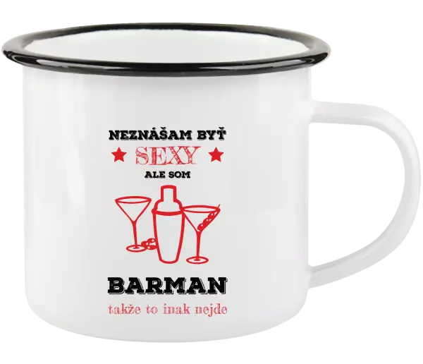 Plecháčik Neznášám byť sexy, ale som barman