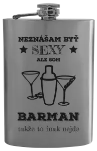 Ploskačka Neznášám byť sexy, ale som barman