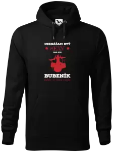 Pánska mikina Neznášám byť sexy, ale som bubeník