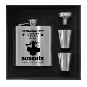 Ploskačka v krabičke Neznášám byť sexy, ale som bubeník