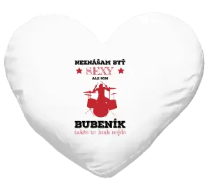 Vankúš Neznášám byť sexy, ale som bubeník