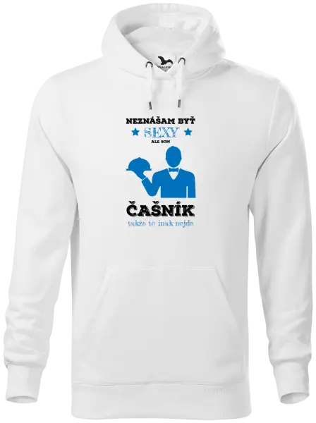 Pánska mikina Neznášám byť sexy, ale som čašník